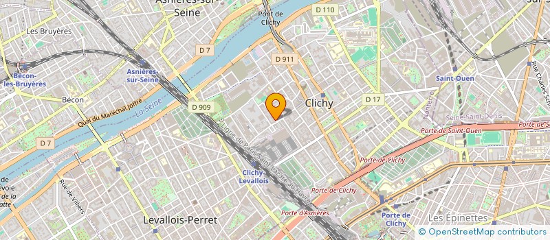 localisation de l'entreprise ART DE VIVRE à CLICHY