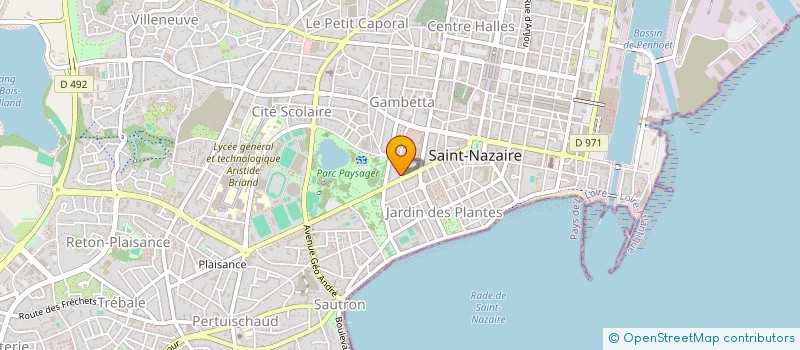 localisation de l'entreprise ART DE VIVRE  SAINT-NAZAIRE