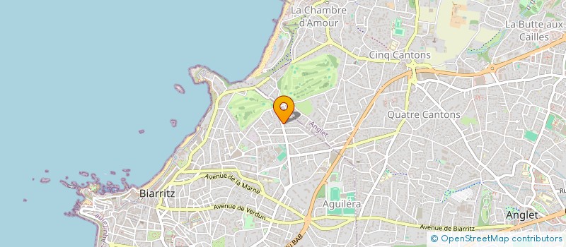 localisation de l'entreprise ART DE VIVRE AU PAYS BASQUE  BIARRITZ