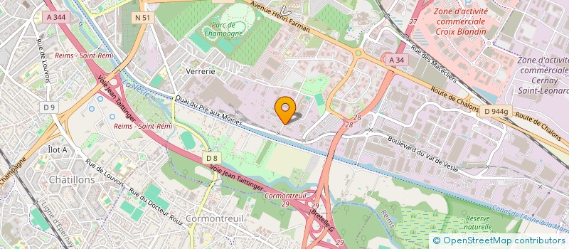 localisation de l'entreprise ART DE VIVRE TOUCY  REIMS