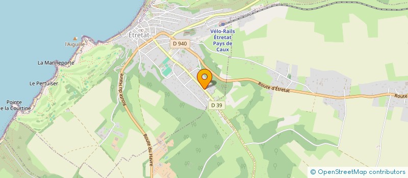 localisation de l'entreprise ART DE VOYAGER  ETRETAT