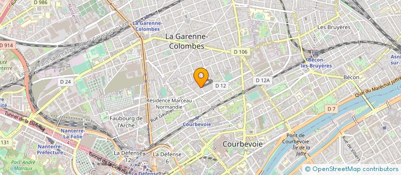 localisation de l'entreprise ART DEALERS SAS à COURBEVOIE