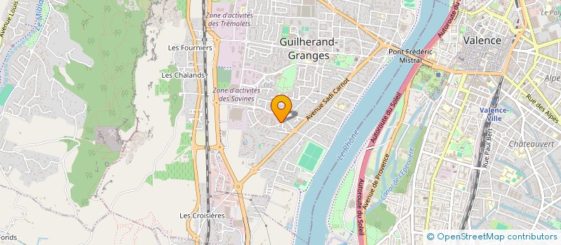 localisation de l'entreprise ART'DECHETS  GUILHERAND-GRANGES