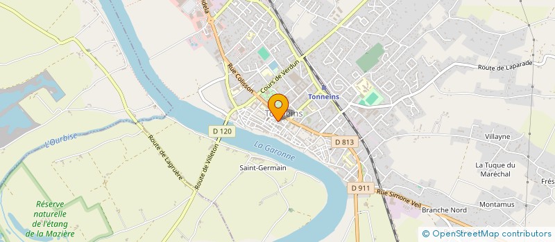 localisation de l'entreprise ART DECO  TONNEINS