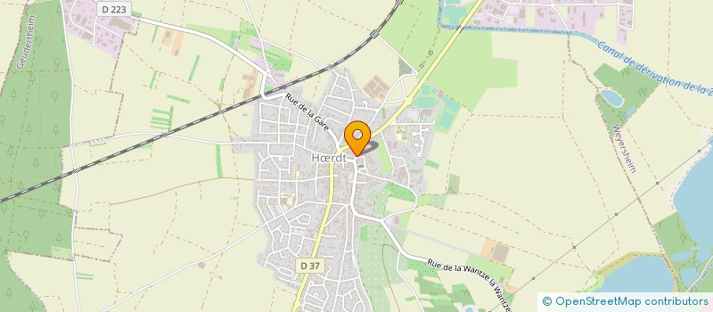 localisation de l'entreprise ART DECO  HRDT