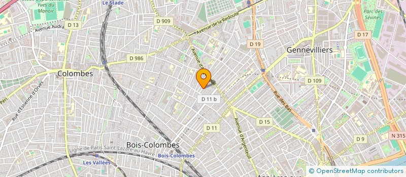 localisation de l'entreprise ART'DECO à BOIS-COLOMBES