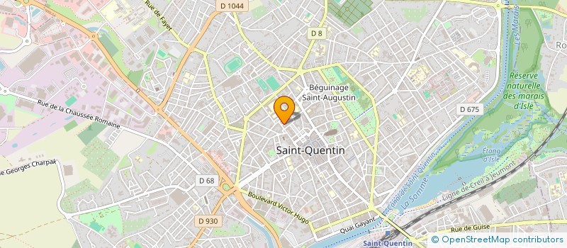 localisation de l'entreprise ART DECO à SAINT-QUENTIN