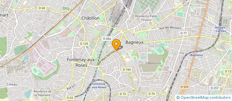 localisation de l'entreprise ART DECO à FONTENAY-AUX-ROSES