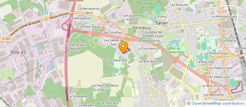 localisation de l'entreprise ART DECO à SARAN
