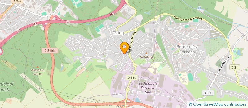 localisation de l'entreprise ART DECO  TING