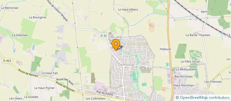 localisation de l'entreprise ART'DECO  DOMLOUP