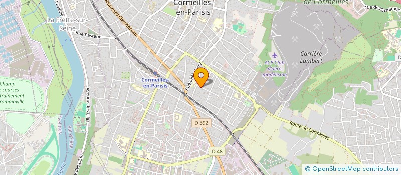 localisation de l'entreprise ART DECO 95 à CORMEILLES-EN-PARISIS