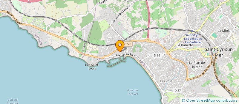 localisation de l'entreprise ART DECO CONCEPT à SAINT-CYR-SUR-MER