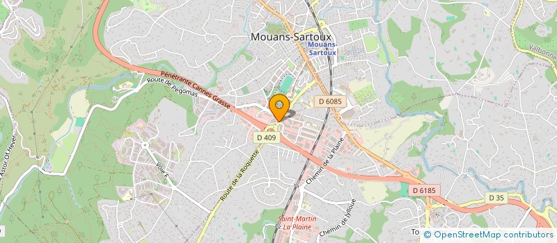 localisation de l'entreprise ART DECO DISTRIBUTION  MOUANS-SARTOUX