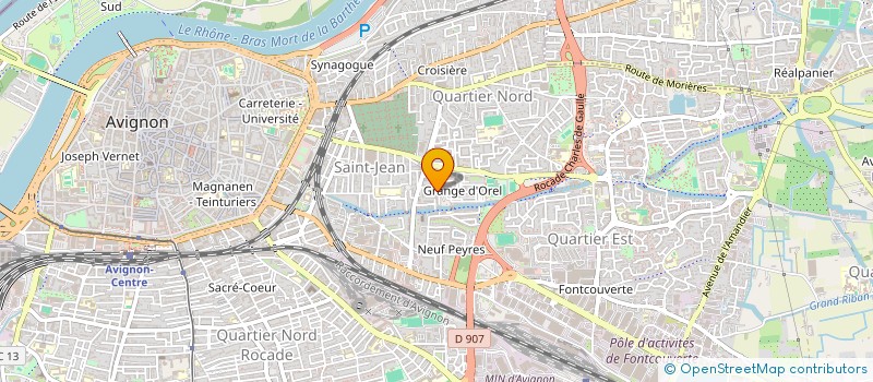 localisation de l'entreprise ART DECO FACADE 84  AVIGNON