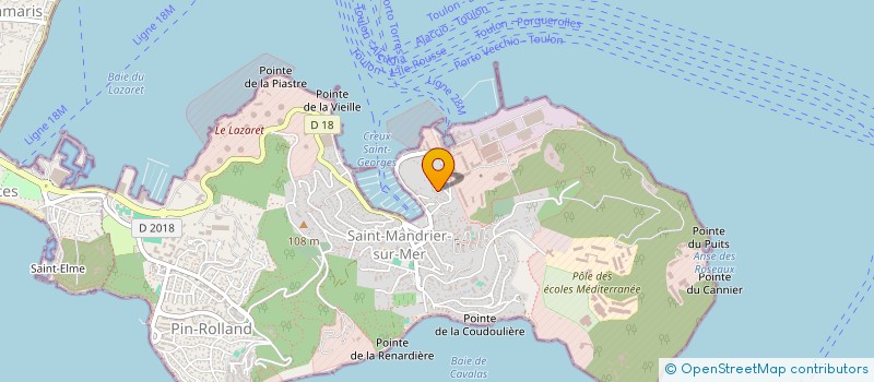 localisation de l'entreprise ART DECO JARDINS  SAINT-MANDRIER-SUR-MER