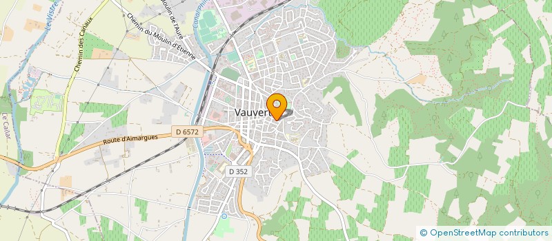 localisation de l'entreprise ART DECO PEINTURE  VAUVERT