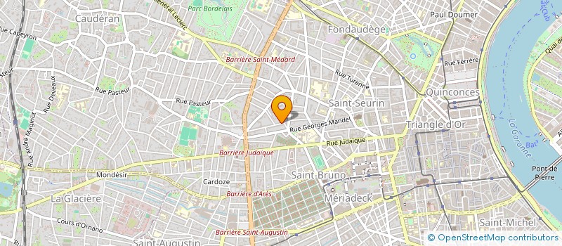 localisation de l'entreprise ART DECO TENDANCE à BORDEAUX
