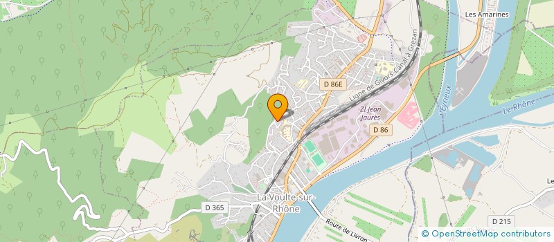 localisation de l'entreprise ART DECOR BETON  LA VOULTE-SUR-RHONE