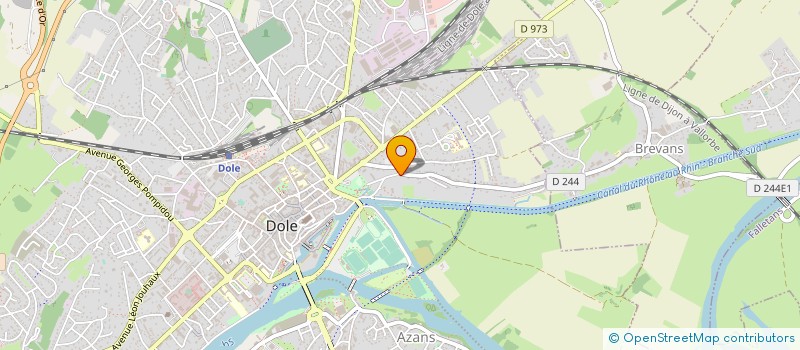 localisation de l'entreprise ART DEFI à DOLE