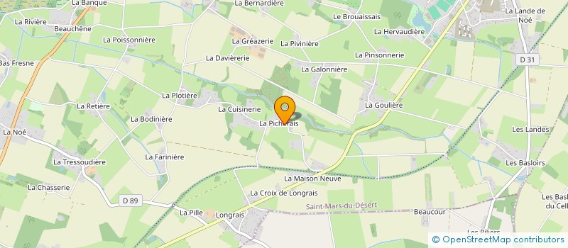 localisation de l'entreprise ART DEMO à SAINT-MARS-DU-DESERT
