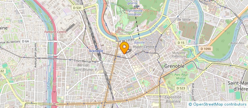 localisation de l'entreprise ART'DENT à GRENOBLE