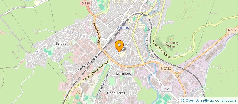 localisation de l'entreprise ART DENT à AURILLAC
