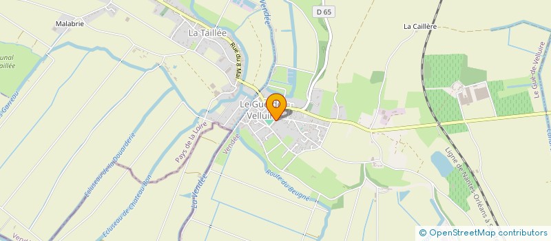 localisation de l'entreprise ART DENTAIRE PINARD SEL à LE GUE-DE-VELLUIRE