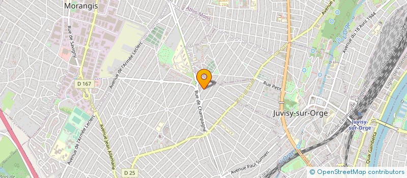 localisation de l'entreprise ART DENTAIRE SERVICE à SAVIGNY-SUR-ORGE