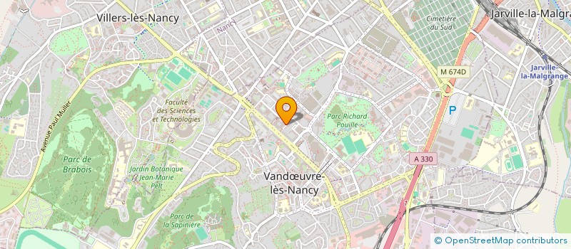 localisation de l'entreprise ART DENTAL CONCEPT  VANDUVRE-LES-NANCY