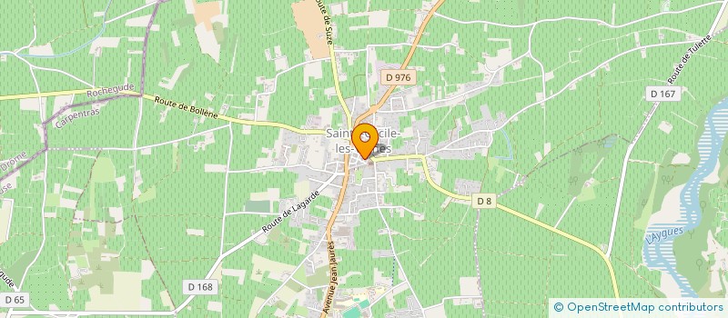 localisation de l'entreprise ART DES ARTS  SAINTE-CECILE-LES-VIGNES