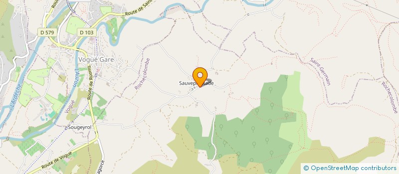 localisation de l'entreprise ART DES CHOIX DU BOIS  ROCHECOLOMBE