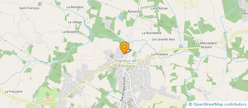 localisation de l'entreprise ART DES FLEURS VIGNEUX LA PAQUELAIS à VIGNEUX-DE-BRETAGNE