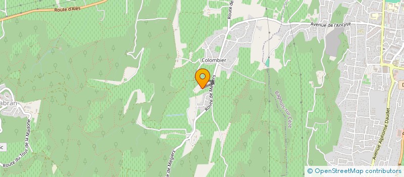 localisation de l'entreprise ART DES JARDINS  SABRAN