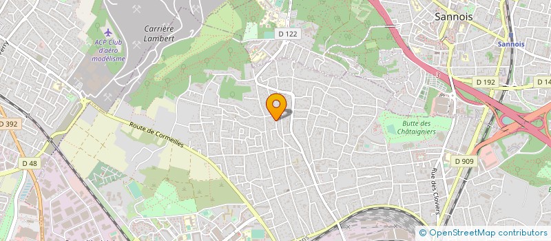 localisation de l'entreprise ART DES JARDINS - ZORY  ARGENTEUIL