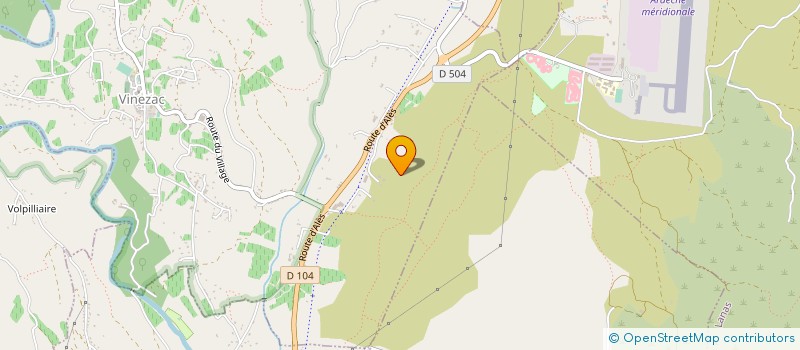 localisation de l'entreprise ART DES MAINS  VINEZAC