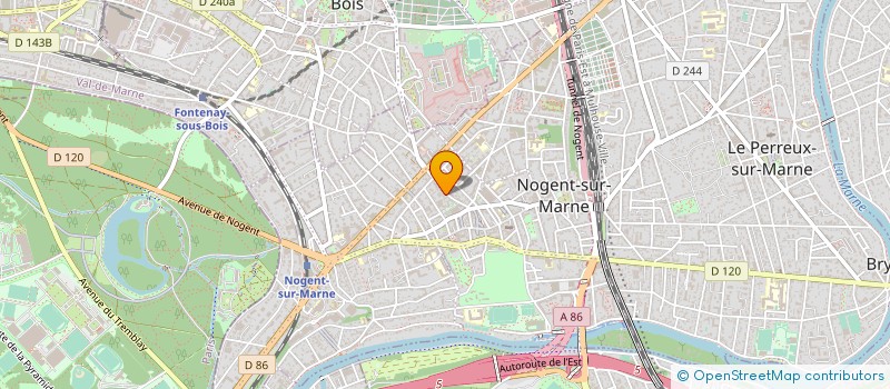 localisation de l'entreprise ART DES PARQUETS ET DES SOLS  NOGENT-SUR-MARNE