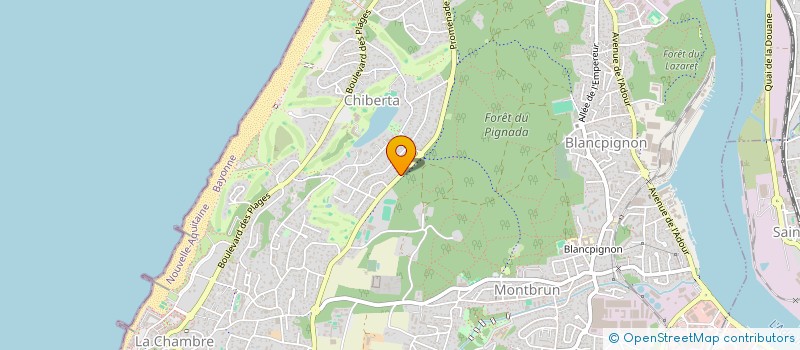 localisation de l'entreprise ART DESIGN PROMOTION  ANGLET