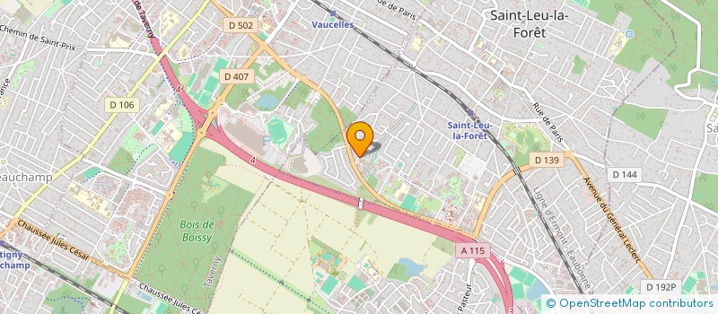 localisation de l'entreprise ART DEVELOPMENT  SAINT-LEU-LA-FORET