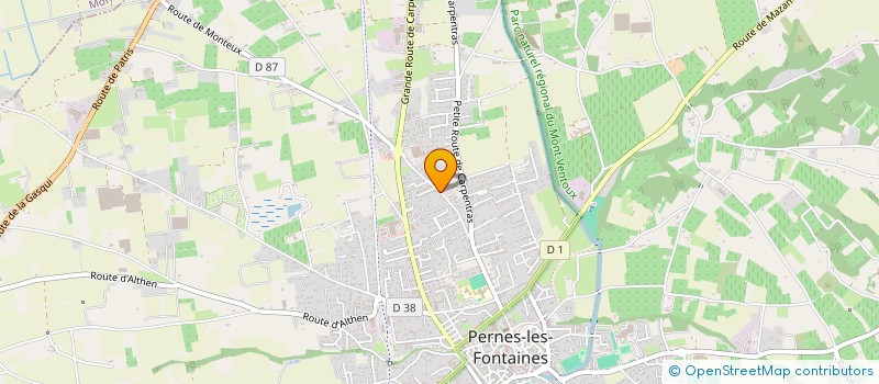 localisation de l'entreprise ART DIFFUSION à PERNES-LES-FONTAINES