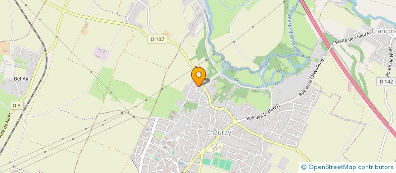 localisation de l'entreprise ART DIFFUSION  CHAURAY