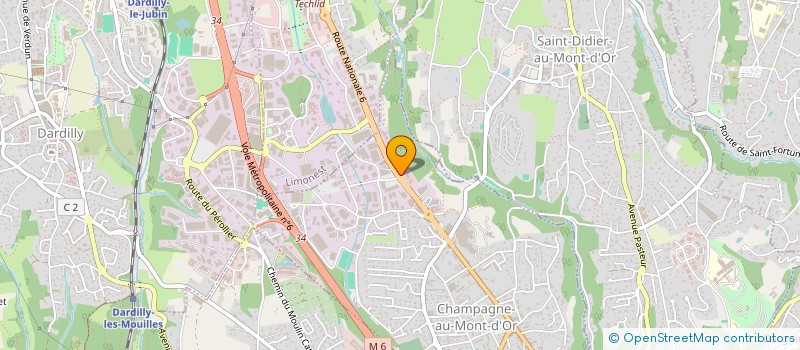 localisation de l'entreprise ART DIFFUSION  CHAMPAGNE-AU-MONT-D'OR