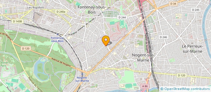 localisation de l'entreprise ART DIGITAL ET NUMERIQUE à NOGENT-SUR-MARNE