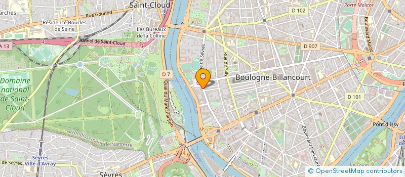 localisation de l'entreprise ART DIGITAL STUDIO à BOULOGNE-BILLANCOURT
