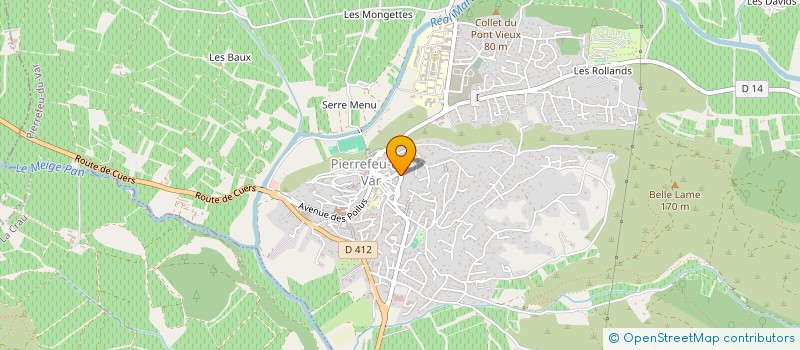 localisation de l'entreprise ART DIS NOUS à PIERREFEU-DU-VAR