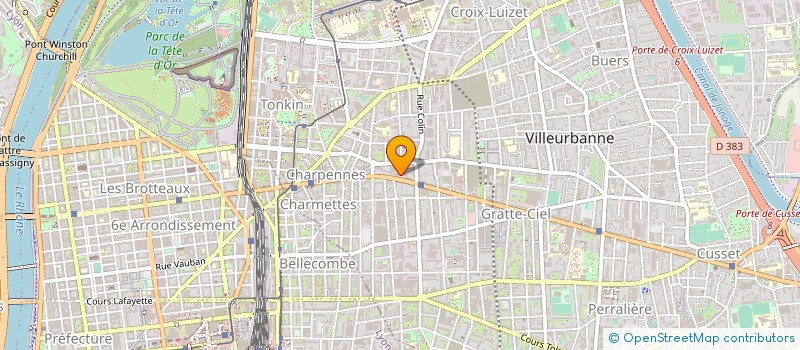 localisation de l'entreprise ART DISTRIBUTION  VILLEURBANNE