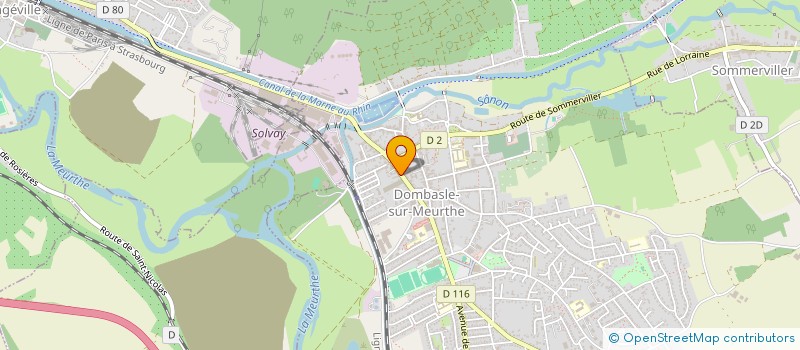 localisation de l'entreprise ART DISTRIBUTION  DOMBASLE-SUR-MEURTHE