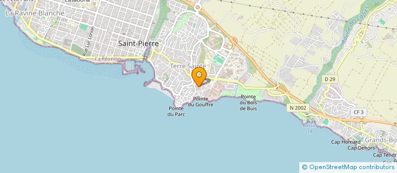 localisation de l'entreprise ART DISTRIK'SUD à SAINT-PIERRE