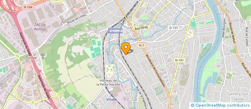 localisation de l'entreprise ART-DMA à CORBEIL-ESSONNES