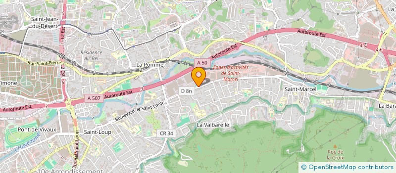 localisation de l'entreprise ART DOMUS à MARSEILLE